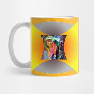 Geometry and abstract composition Mug